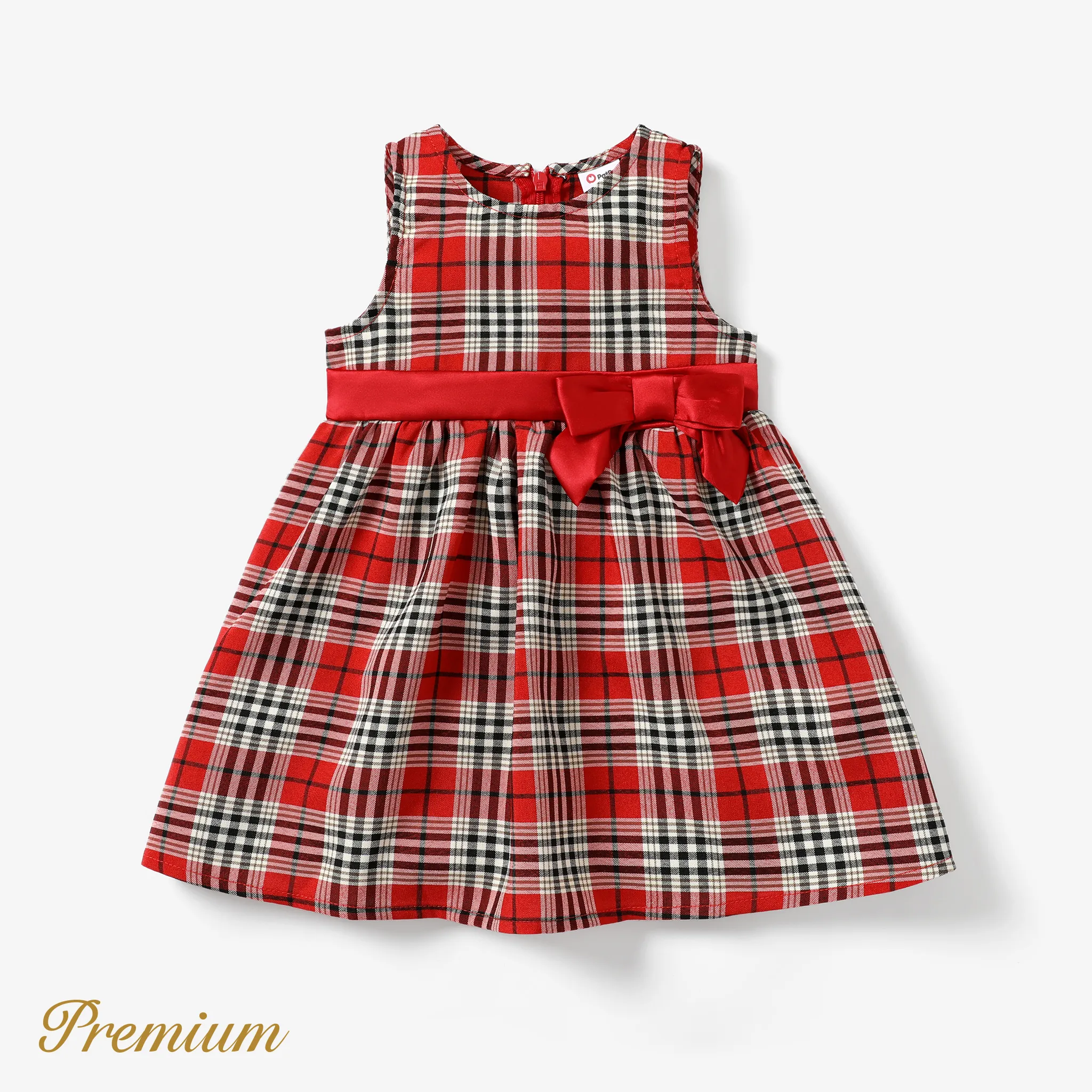 Bebê / Toddler Menina Elegante Coleção Valentine Vestido com zíper
