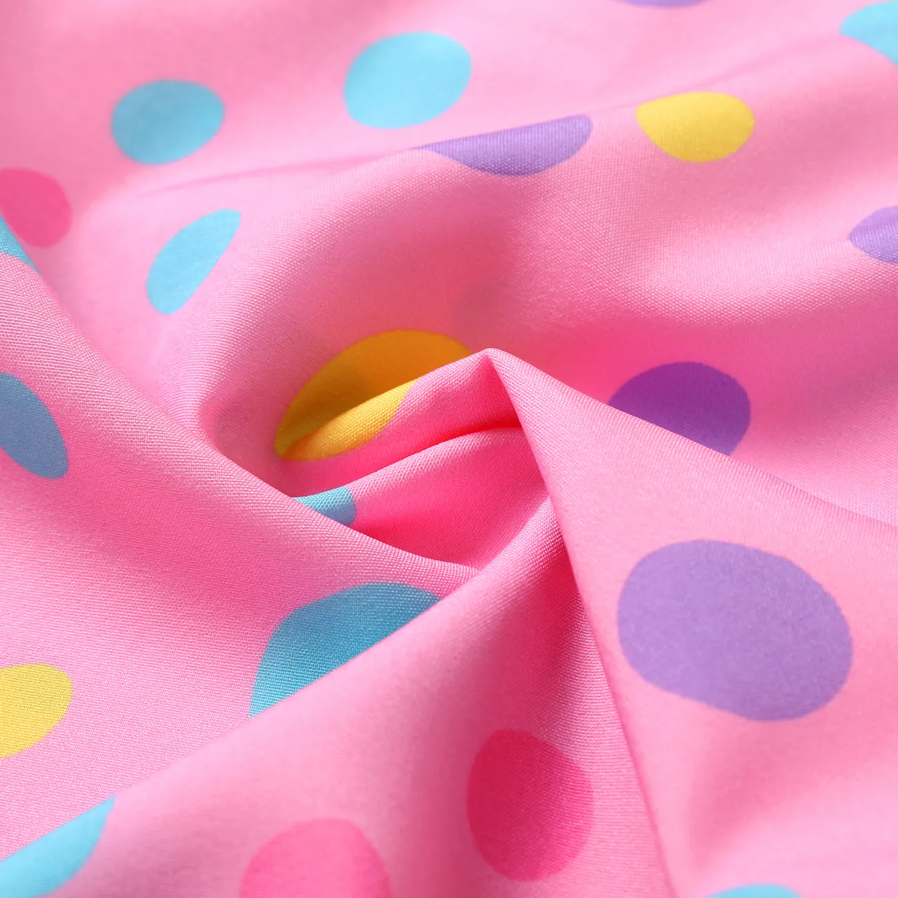 Baby Girl Sweet Animal Pattern Overalls  Pink big image 1