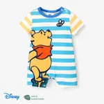 Disney Winnie the Pooh Baby Boy Naia™ Character Print with Stripes Onesies Light Blue