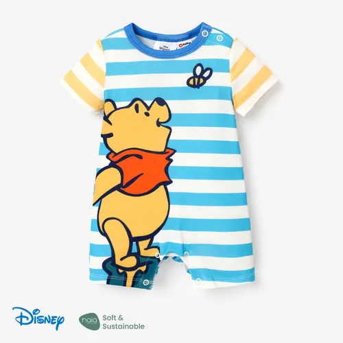 Disney Winnie the Pooh Baby Boy Naia™ Personaje Estampado con Mamelucos de Rayas