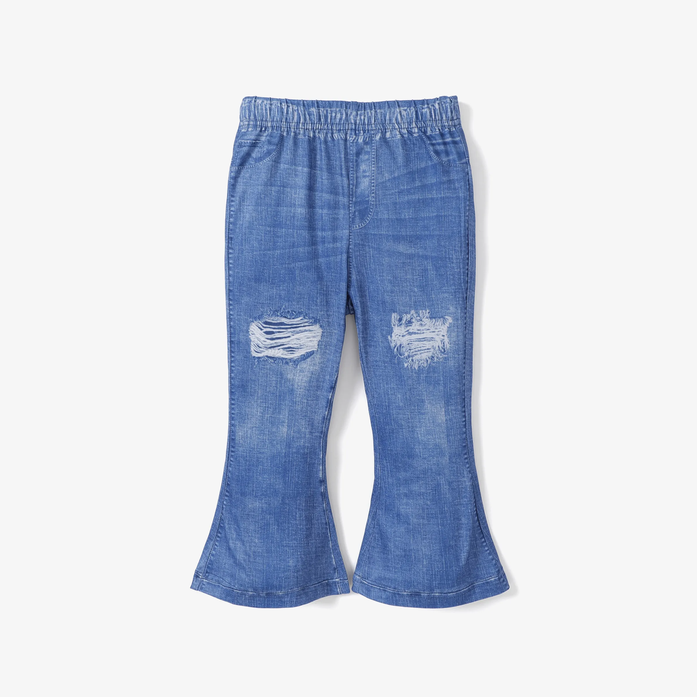 Toddler Girl's 3D print pattern Avant-garde Style Flares (not Denim)