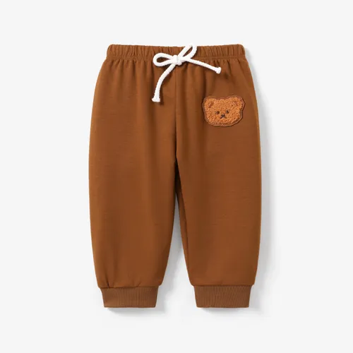 Baby Boy Casual Bear Pattern Sweatpants