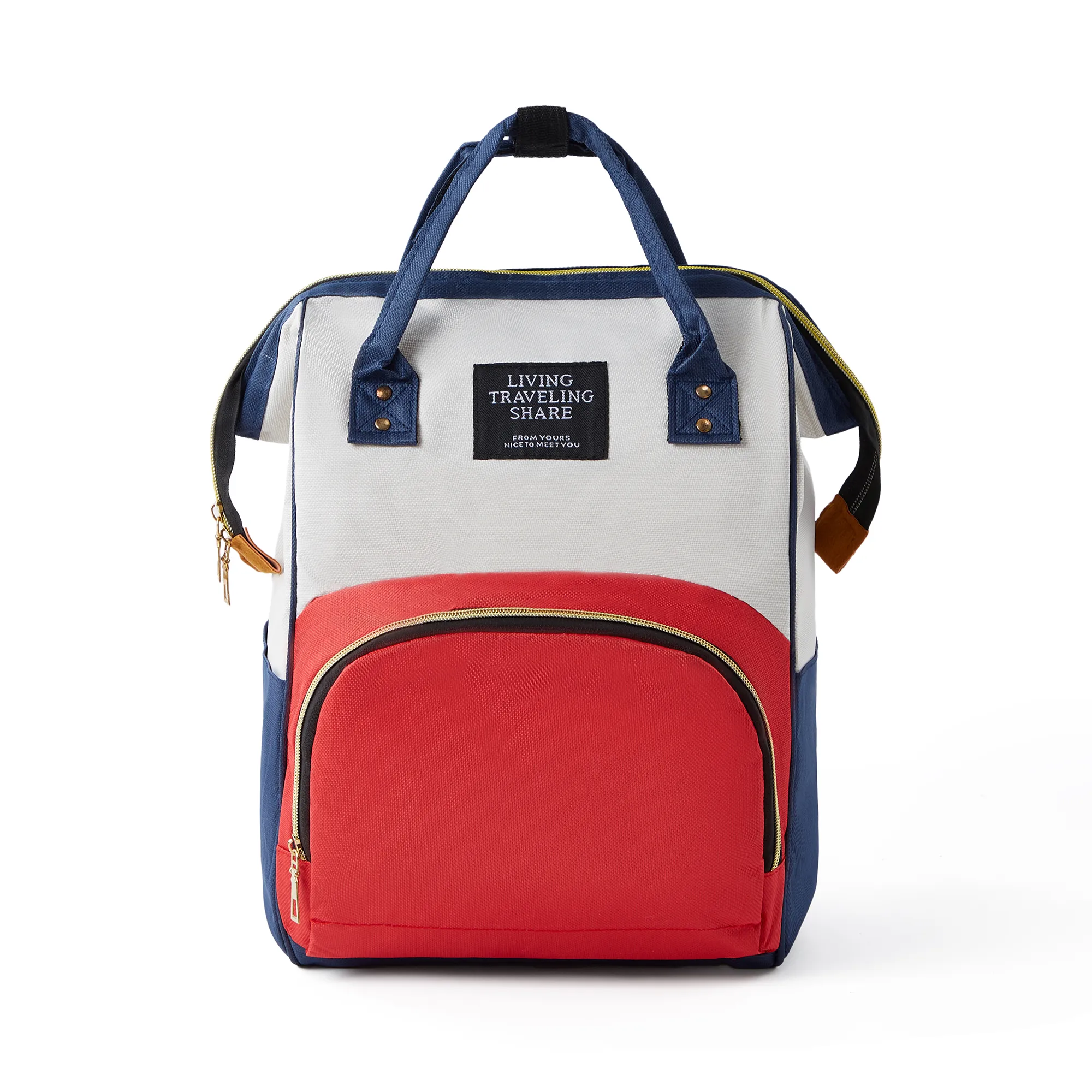 Multi-functional Nylon Mommy Bag with Large Capacity and Stylish Design for Mother