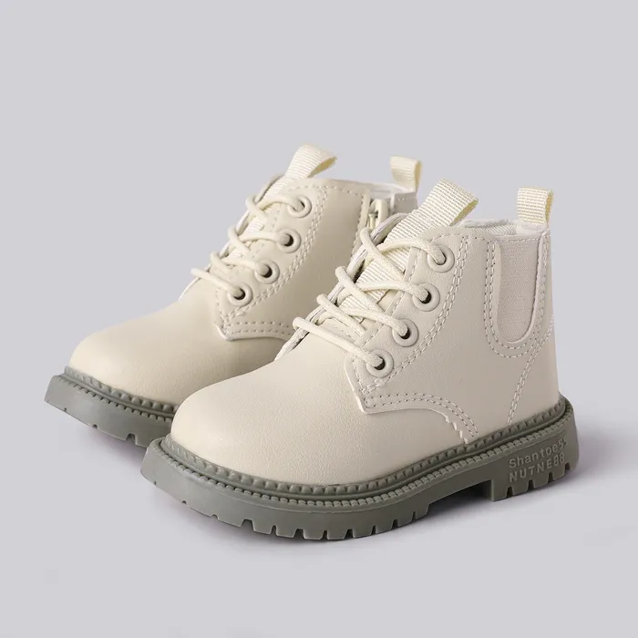 Toddler & Kids Basic Side Zipper Combat Boots