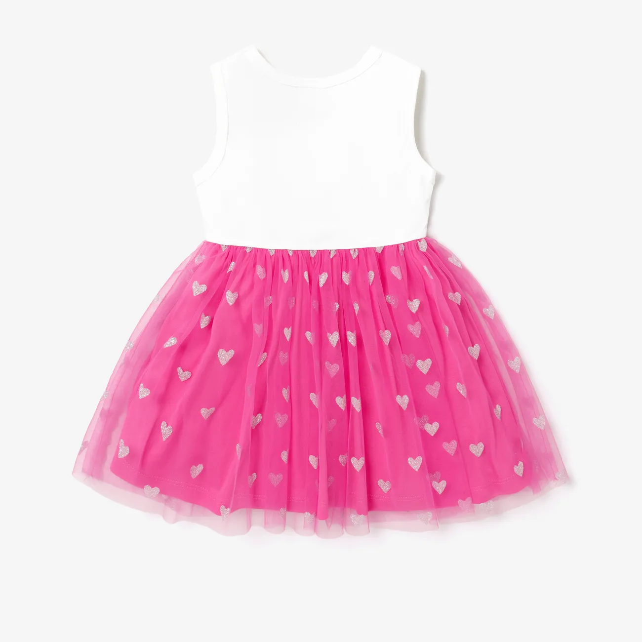 Peppa Pig Kleinkind Mädchen Kurzärmeliger Pilzmantel und Liebe Siebdruck Kleid  Rosa big image 1