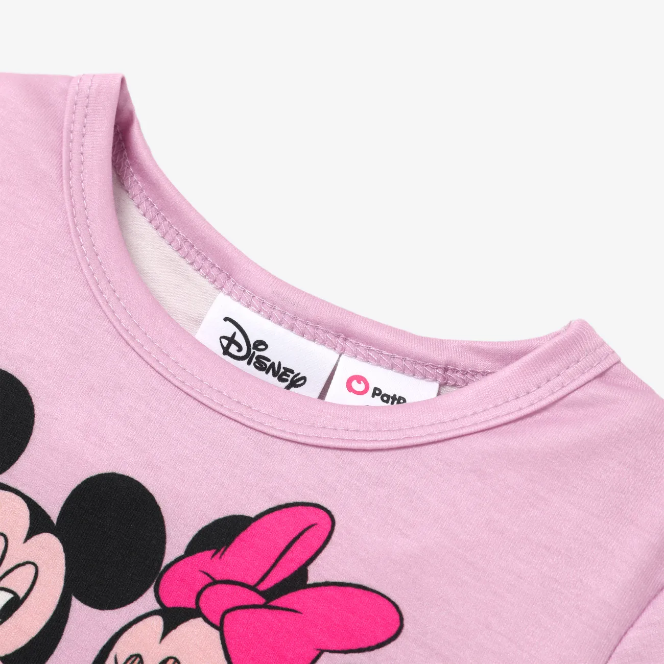Disney Mickey and Friends Toddler Girls Mother's Day 2pcs Naia™ Character Print Tee and Pants Set Pink big image 1