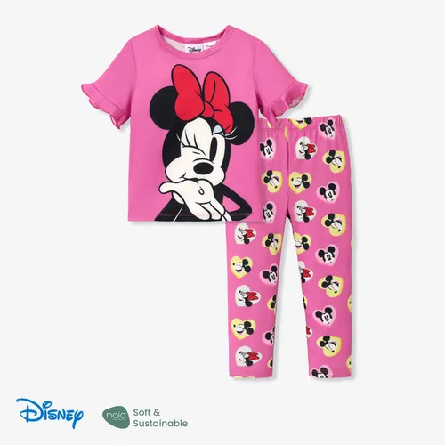 Disney Mickey and Friends Toddler Girls Mother's Day 2pcs Naia™ Character Print Tee and Pants Set
