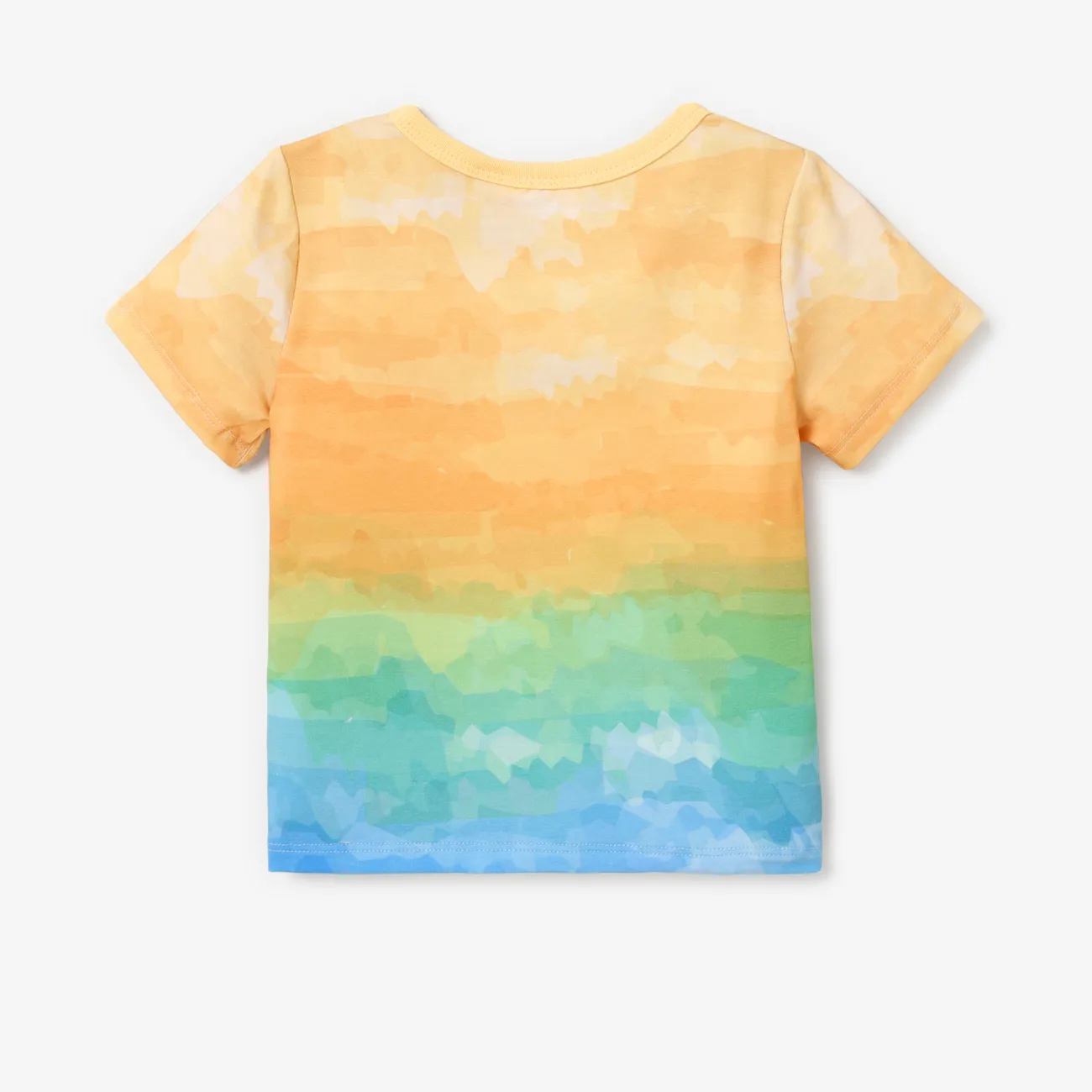 Easter Disney Mickey and Friends Toddler Girl/Boy Tyedyed Colorful T-shirt
 Color block big image 1