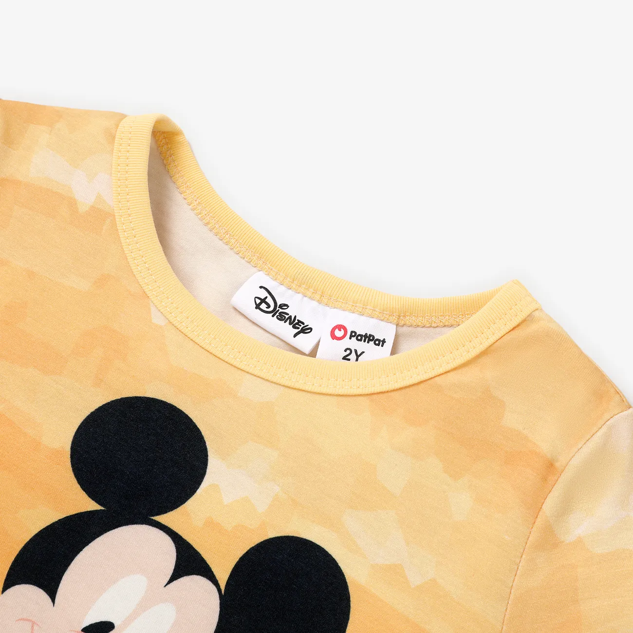 Easter Disney Mickey and Friends Toddler Girl/Boy Tyedyed Colorful T-shirt
 Color block big image 1