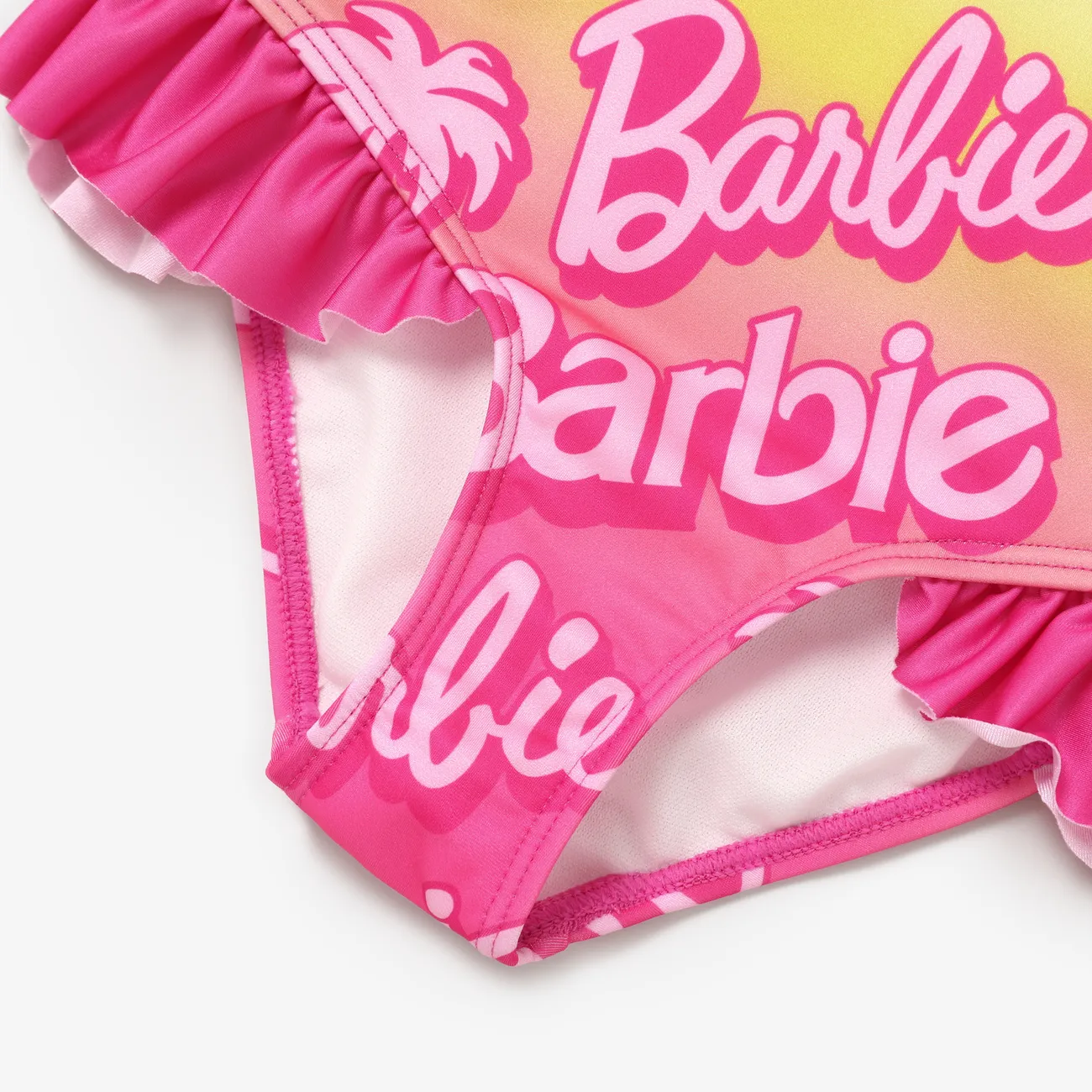 Barbie ملابس السباحة ماما وأنا حريمي حافة كشكشة حروف عيد الأم زاهى الألوان big image 1