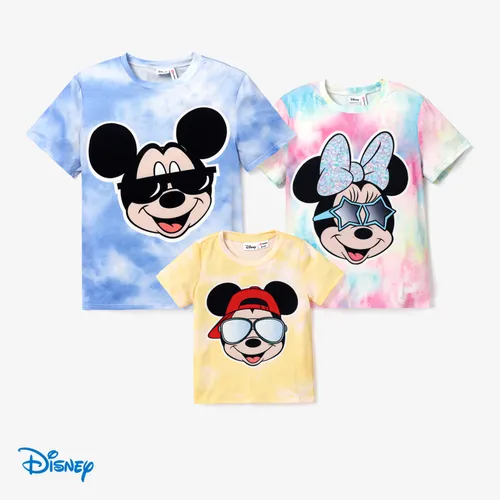 Disney Mickey and Friends Family Matching Character Print Short-sleeve T-shirt