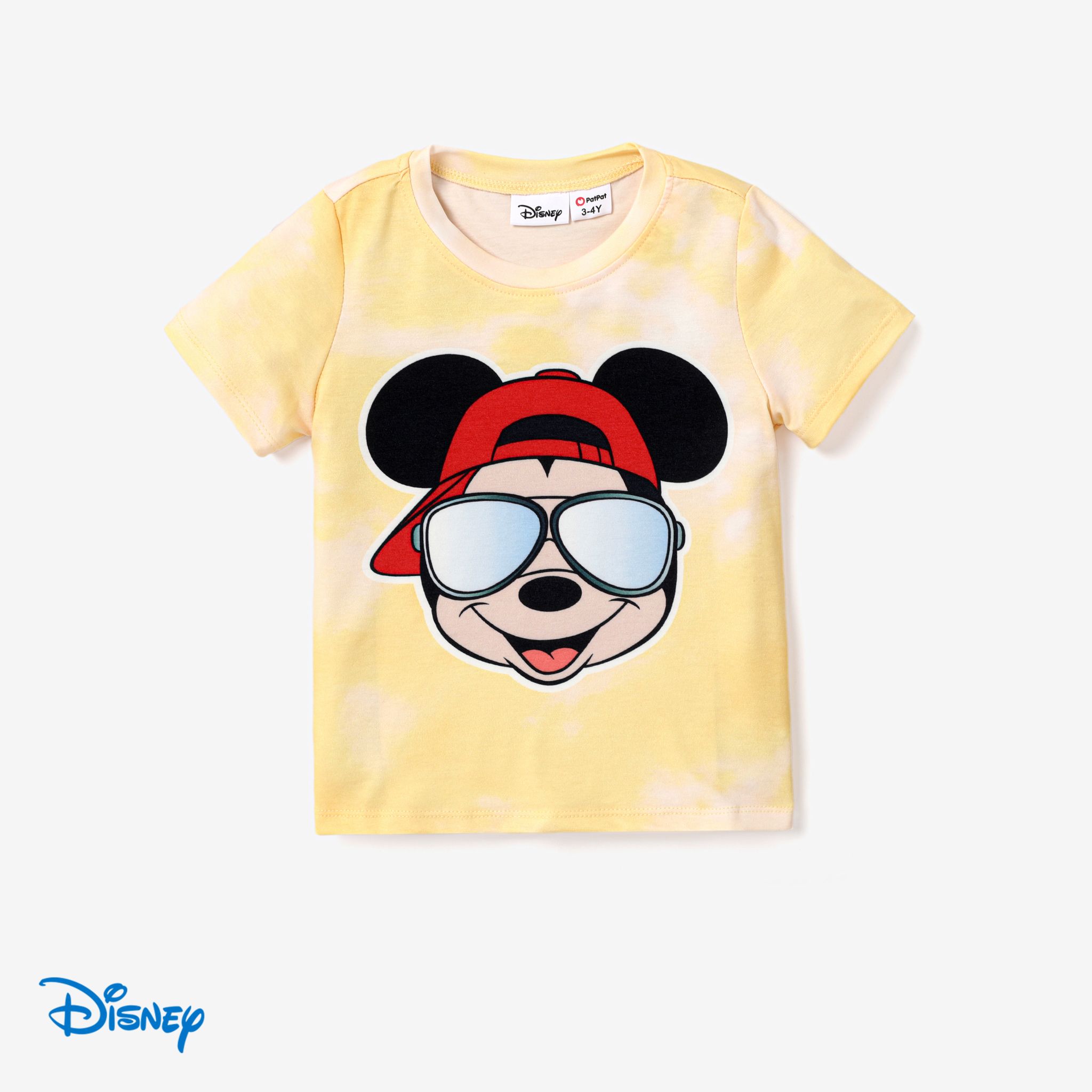 Disney Mickey And Friends Family Matching Character Print Short-sleeve T-shirt