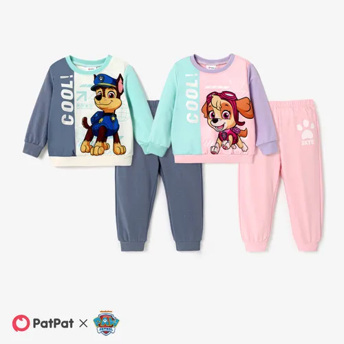 PAW Patrol Toddler Boy/Girl Contrasting Color Stitching Top and Pants Suit