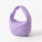 Toddler/kids Love embroidery handbag Light Purple