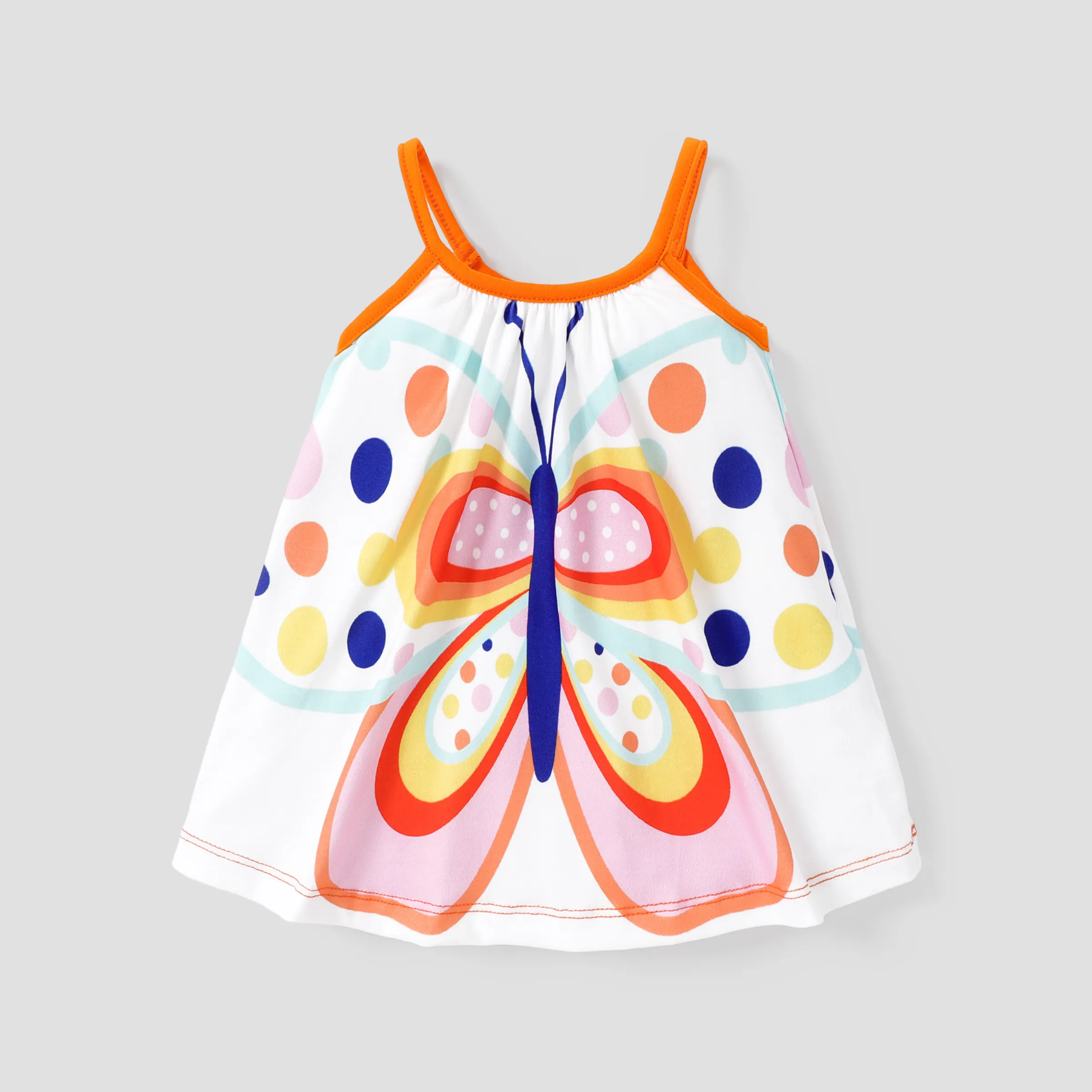 Robe Caraco à Imprimé Papillon Doux Pour Bébé Fille
