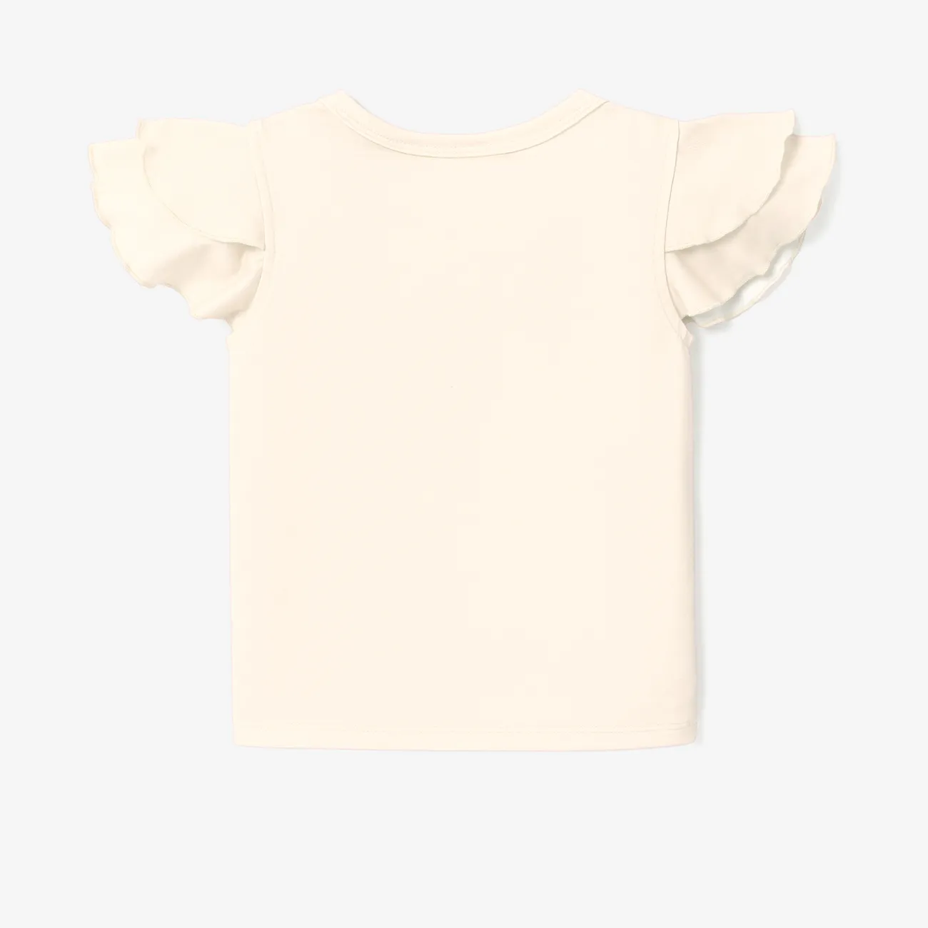 Disney Princess Toddler Girl Naia™ Character Print Ruffled Short-sleeve Tee White big image 1