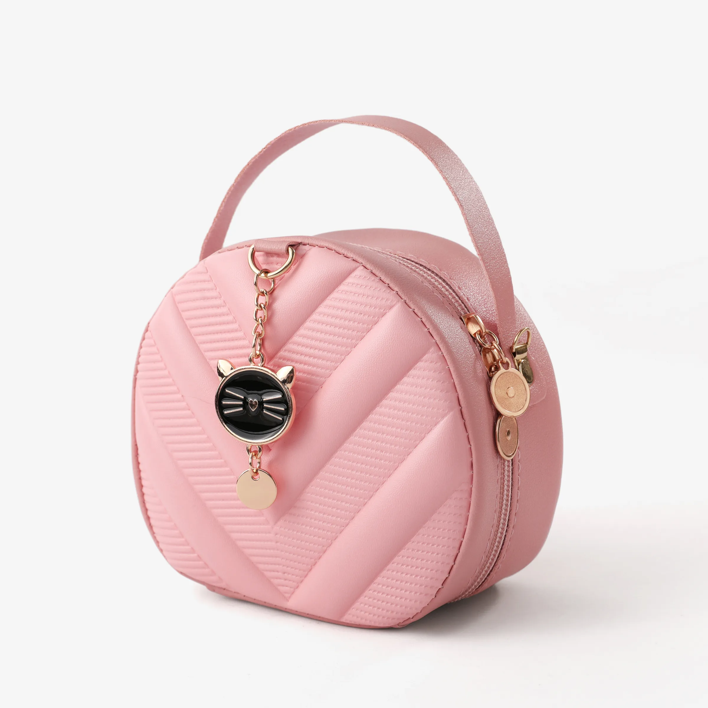 Toddler/kids The small round bag can be worn cross-body on one shoulder