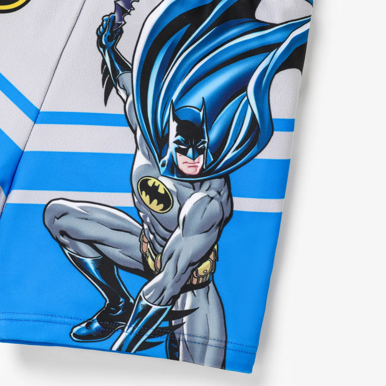 Justice League رجالي خياطة النسيج طفولي ملابس سباحة أزرق big image 1