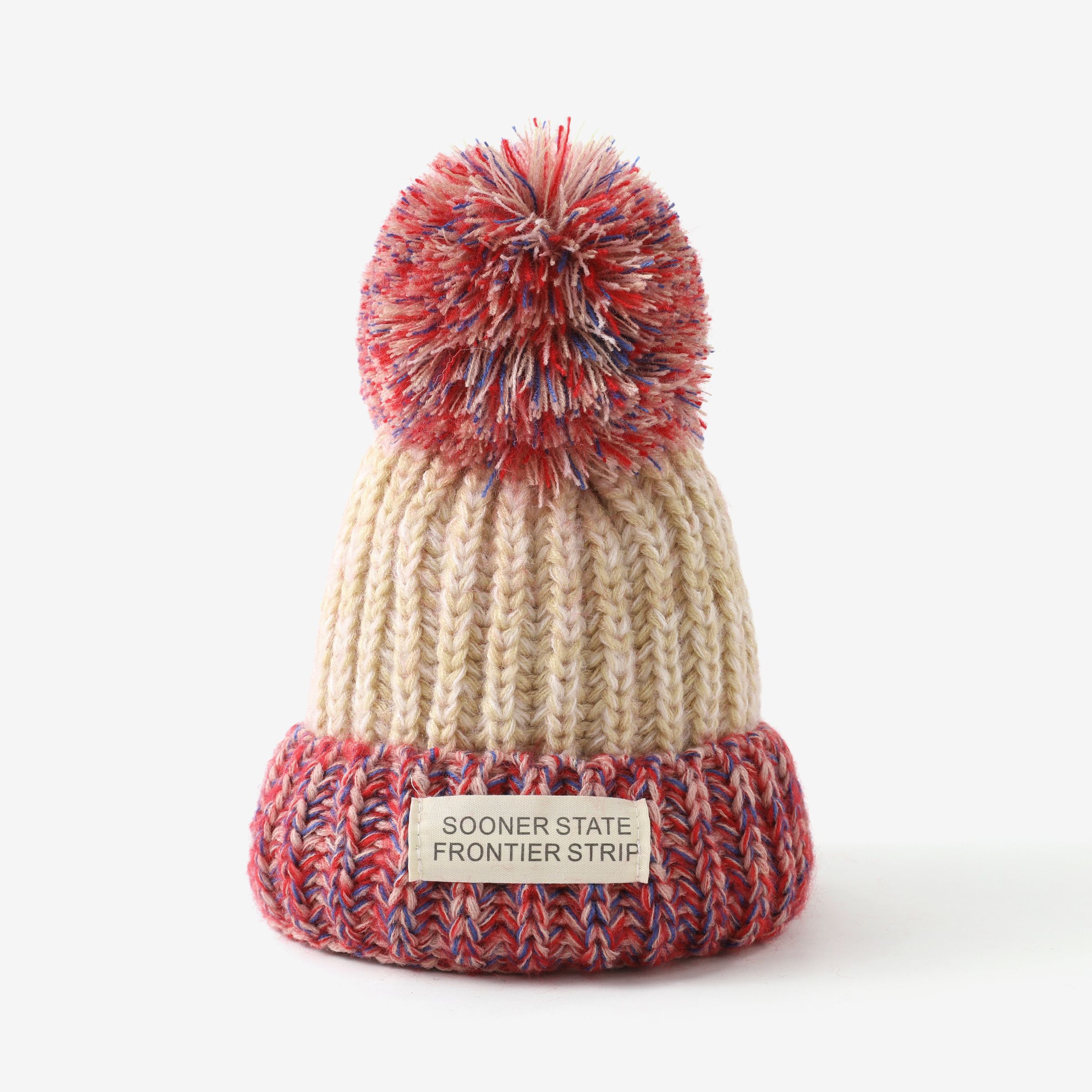 Parent-child autumn and winter knitted beanie