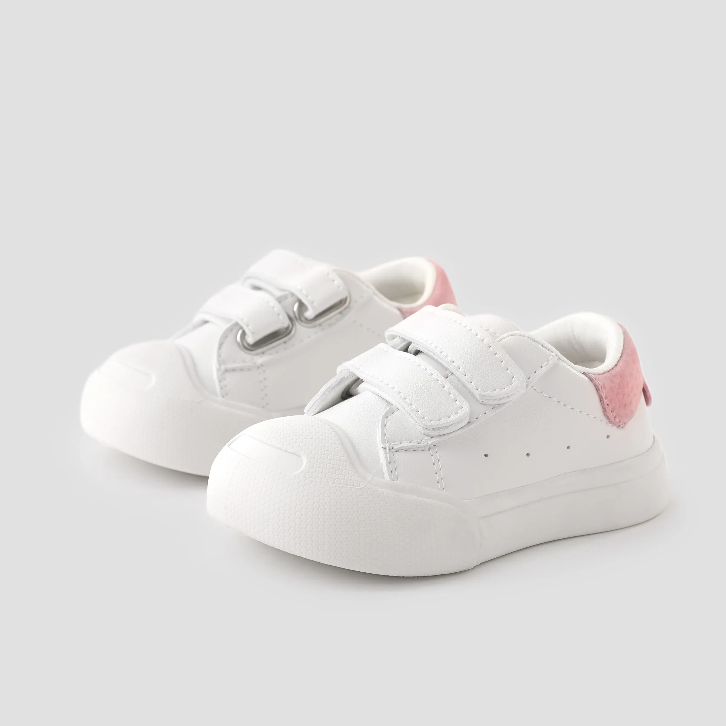 Toddler/Kids Girl Solid Velcro Leather Sports Shoes