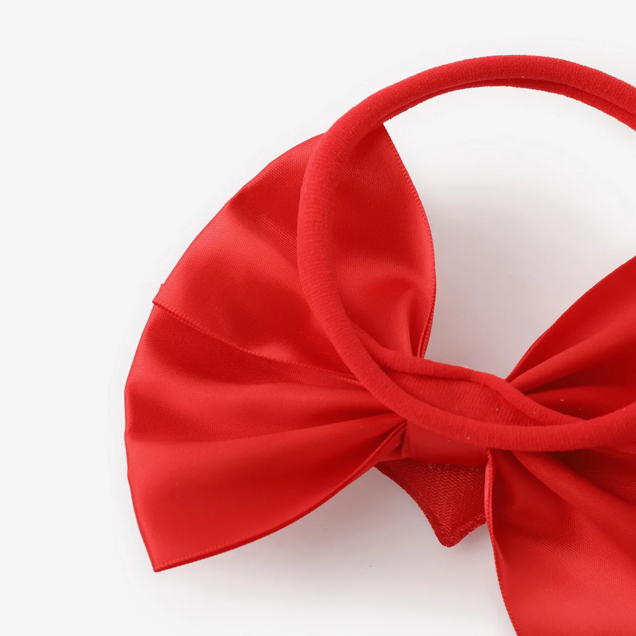 Baby/Kleinkind Süßes Valentinstagsschleifen-Stirnband rot big image 1