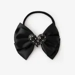 Baby/Kleinkind Süßes Valentinstagsschleifen-Stirnband schwarz