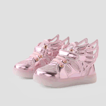 小童 中性 童趣 純色 休闲鞋 粉色