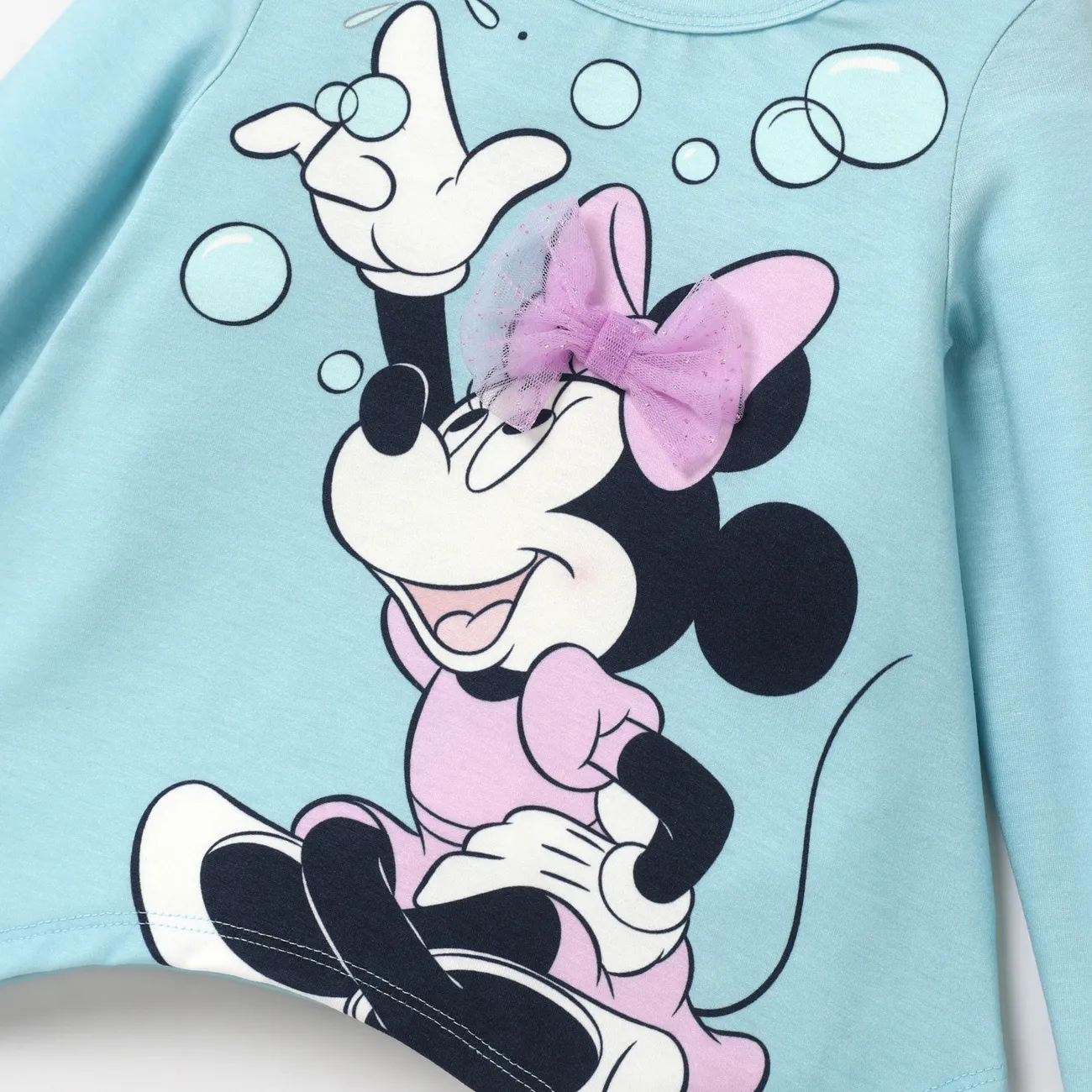 Disney Mickey and Friends 2 unidades Criança Menina Hipertátil/3D Infantil conjuntos de camisetas água big image 1