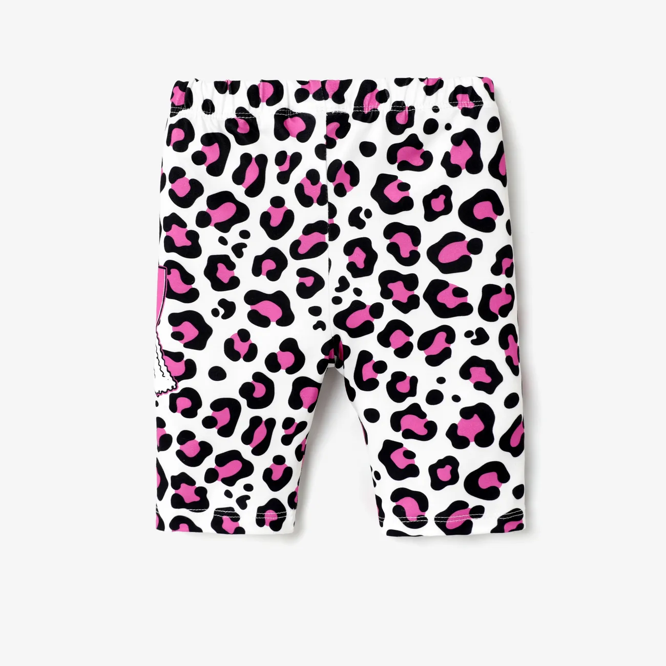 L.O.L. SURPRISE! Toddler Girl Leopard/Polk dot/Tye dyed Print Short Leggings PINK-1 big image 1