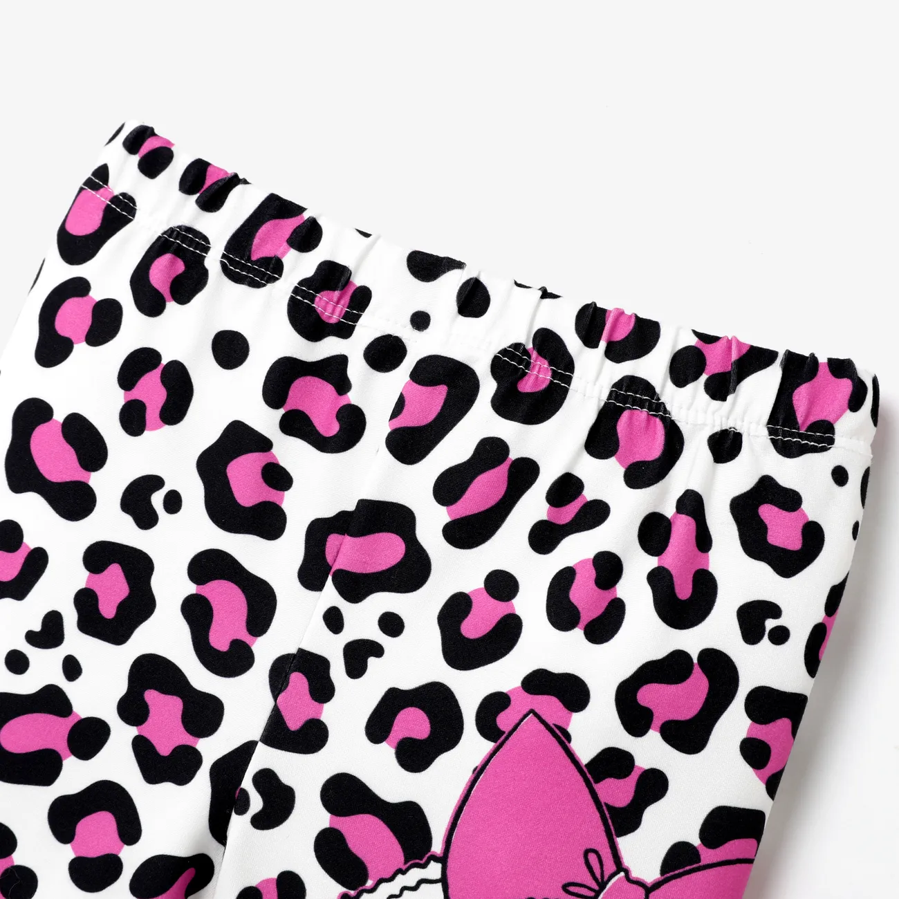 L.O.L. SURPRISE! Toddler Girl Leopard/Polk dot/Tye dyed Print Short Leggings PINK-1 big image 1