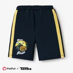 Tonka 1pc Enfant En Bas Âge Garçons Véhicule Imprimé Sportif T-shirt/Shorts 
 Noir