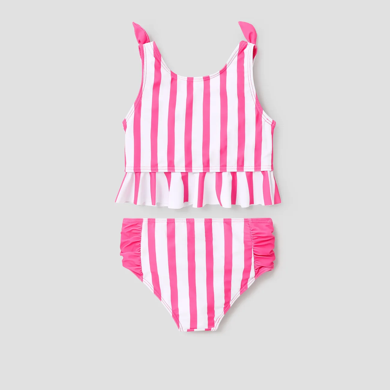 Barbie Toddler/Kid Girl 2pcs Character and Stripes Print Swimsuit Only CAD  $27.12 PatPat CA Mobile