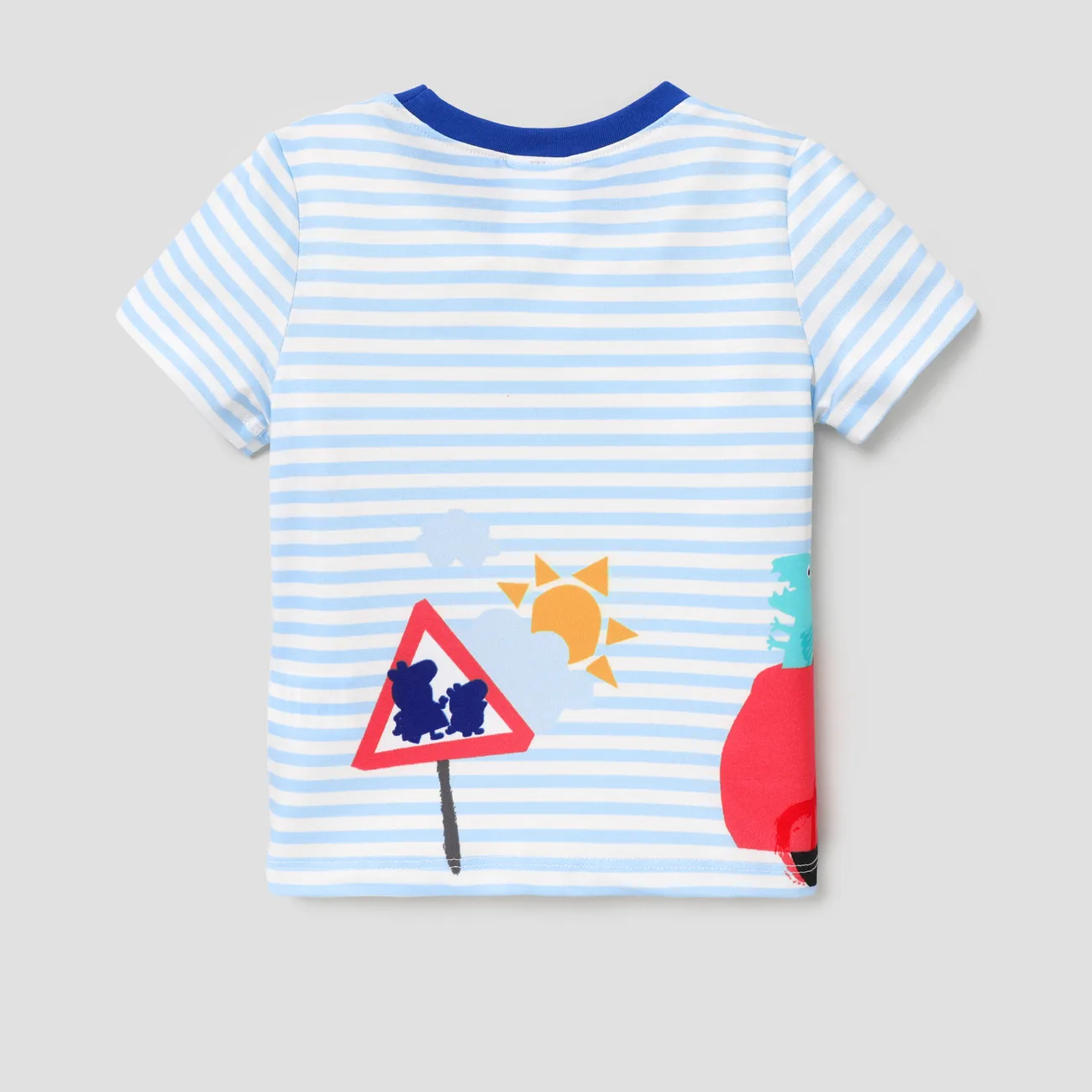 Peppa Pig Enfant en bas âge Unisexe Enfantin Manches courtes T-Shirt Bleu big image 1