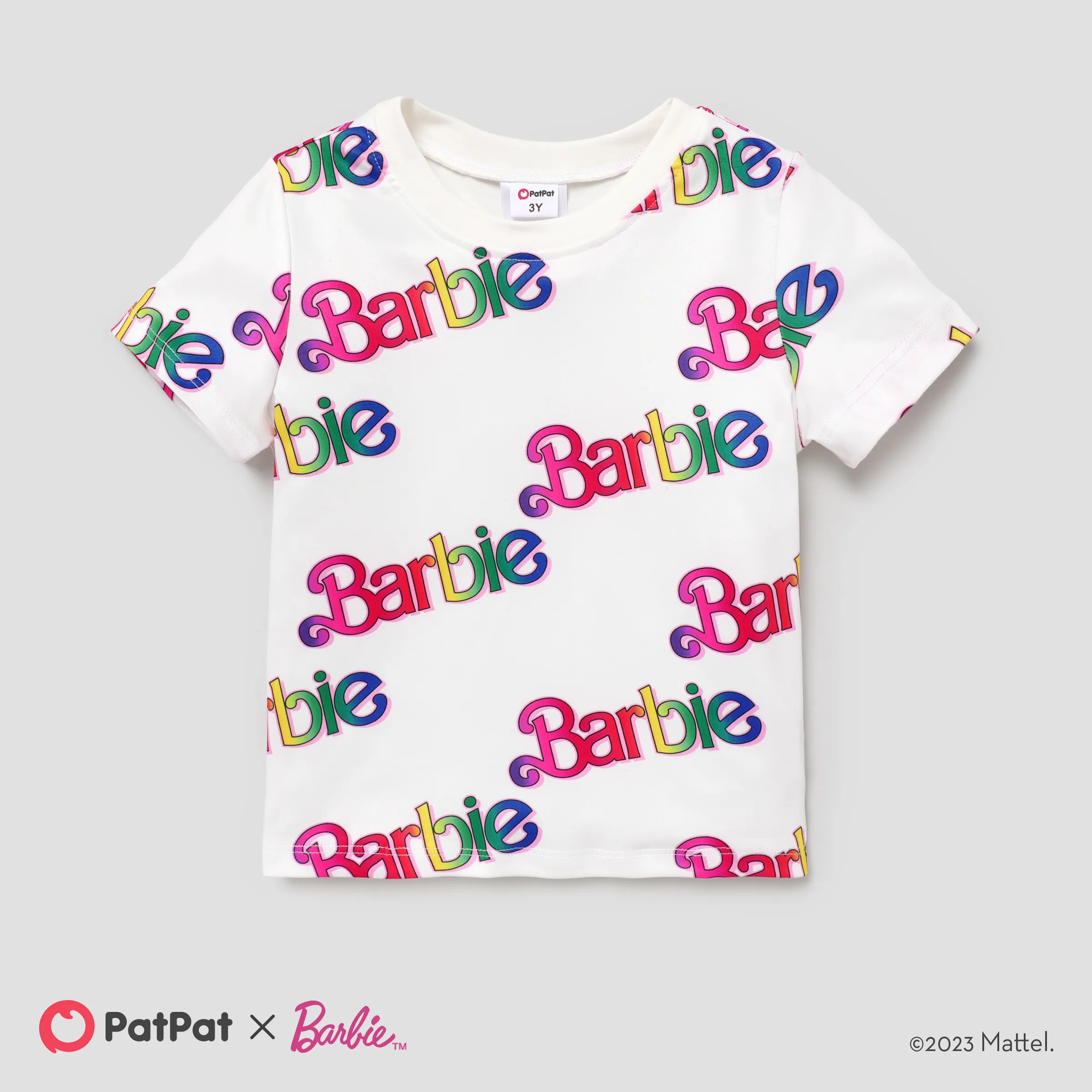 Barbie 1pc Toddler/Kids Girls Alphabet T-Shirt