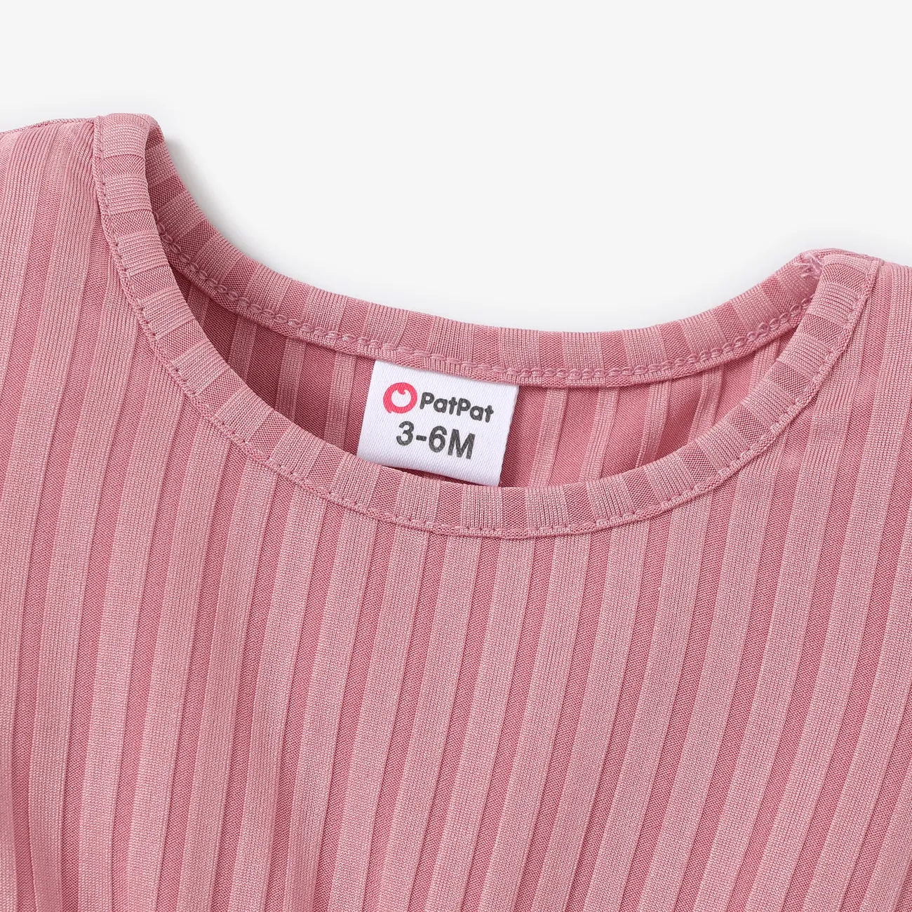 Baby Hase Basics Kurzärmelig Kleider rosa big image 1