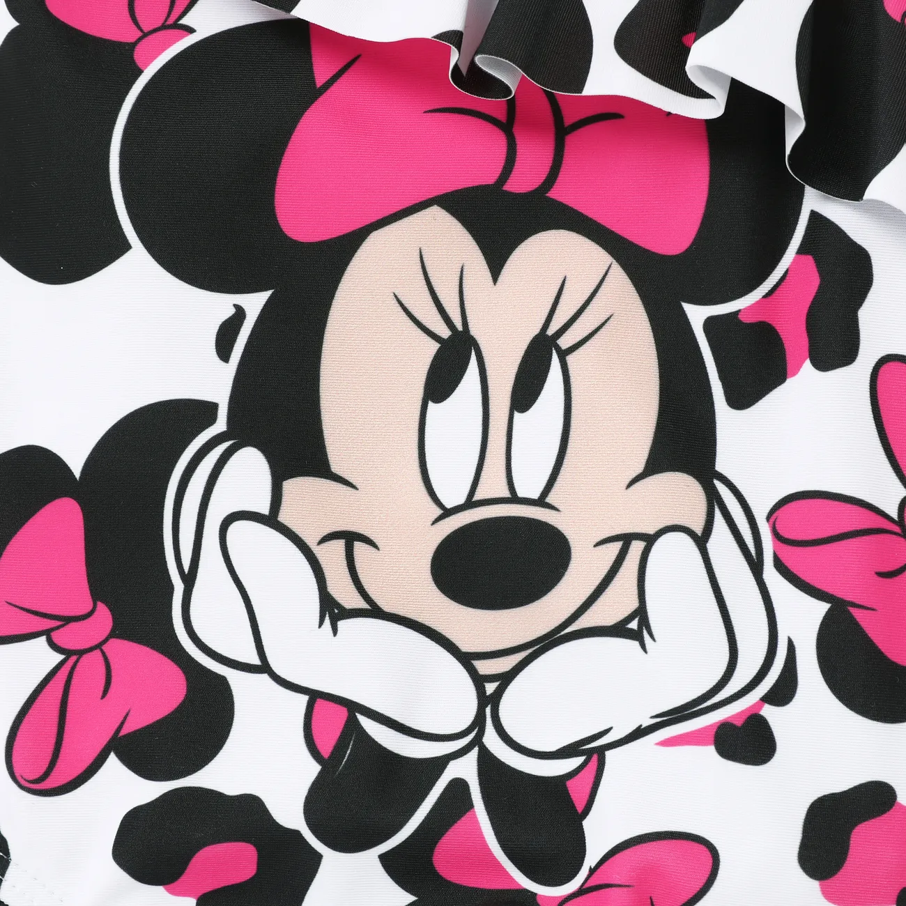 Disney Mickey and Friends Menina Ombro descoberto Infantil Fatos de banho Roseo big image 1