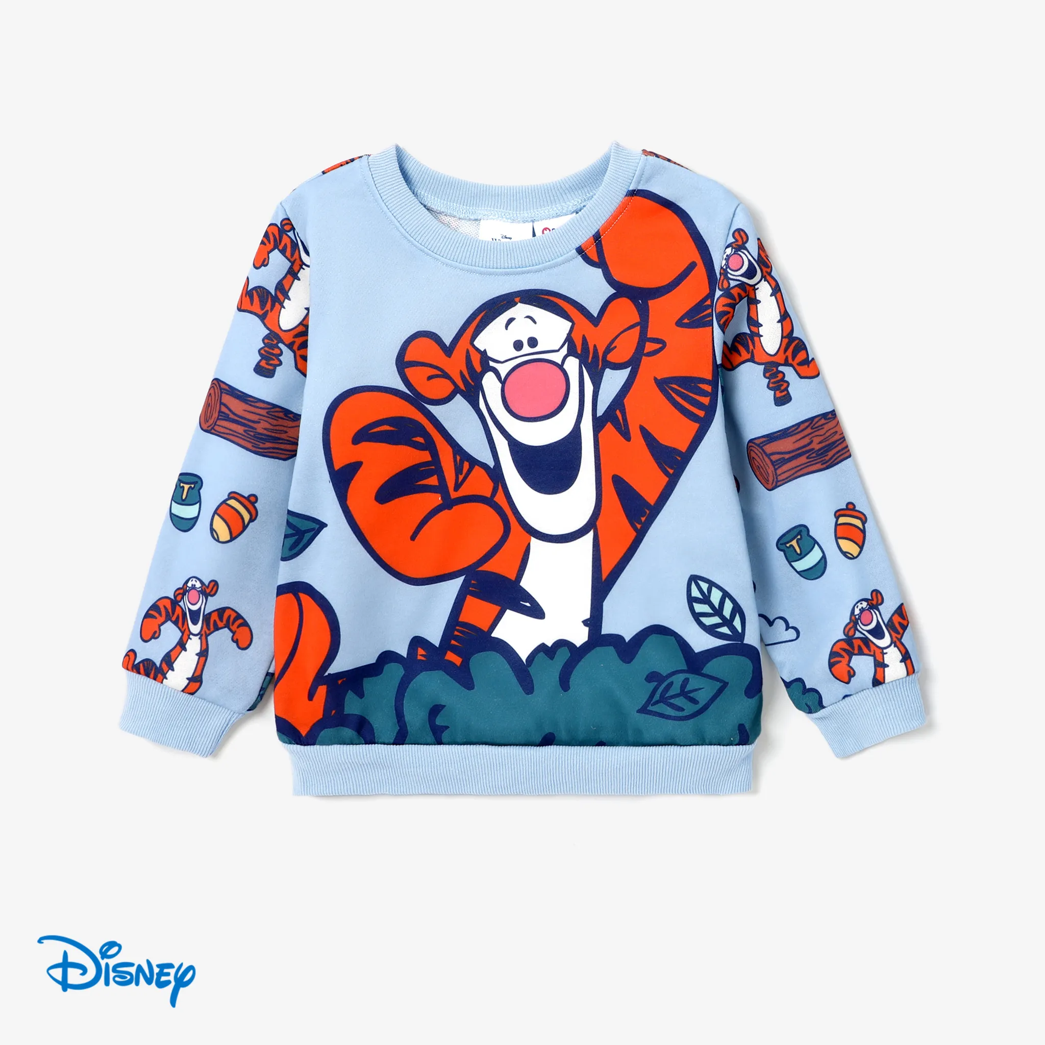 Disney Winnie the Pooh Toddler Boy/Girl Character Pattern Fun Print Sweatshirt or Pants Blue