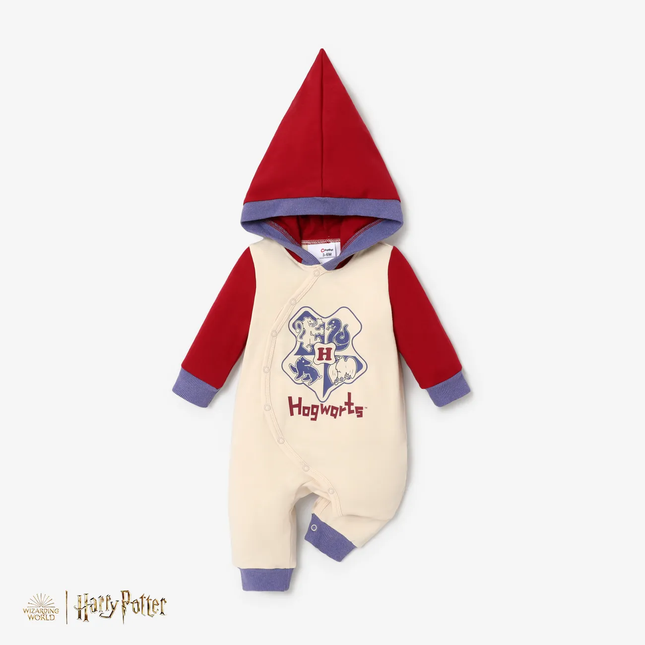 Harry Potter Neonato Unisex Con cappuccio Infantile Manica lunga Tute