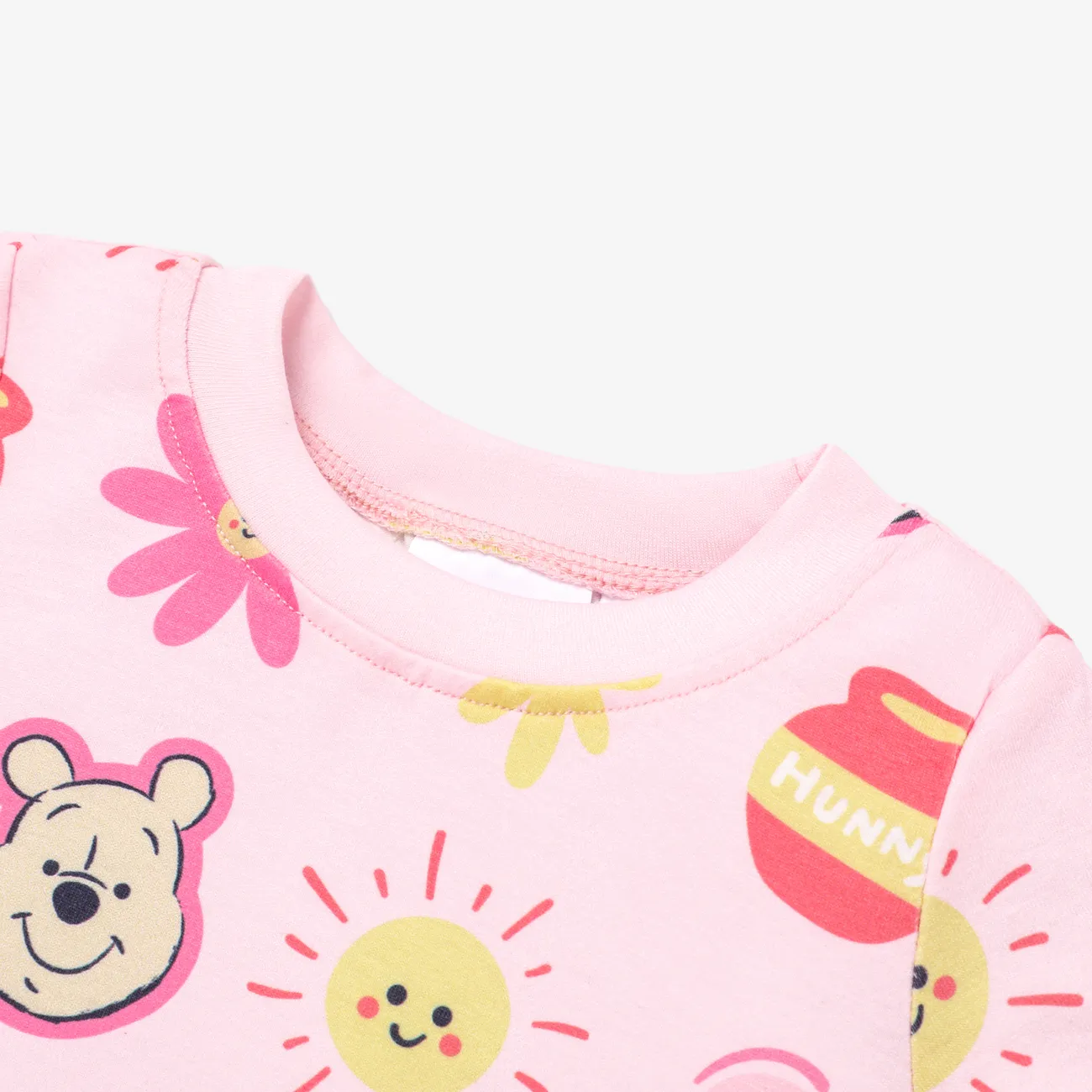 Disney Winnie the Pooh Unisex Kindlich T-Shirts rosa big image 1