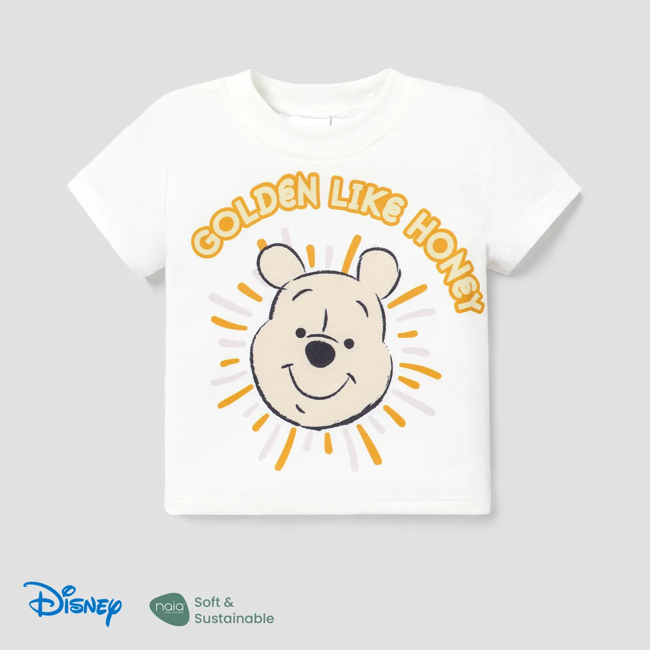 Disney Winnie the Pooh Unisexe Enfantin T-Shirt Blanc big image 1