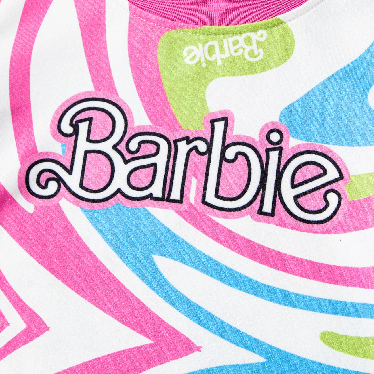 Barbie 母親節 短袖 連衣裙 媽咪寶寶裝 彩色 big image 1