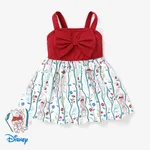 Disney Winnie the Pooh 1pc Baby/Toddler Girl Bowknot Design Plaid/Floral pattern Dress
 Red
