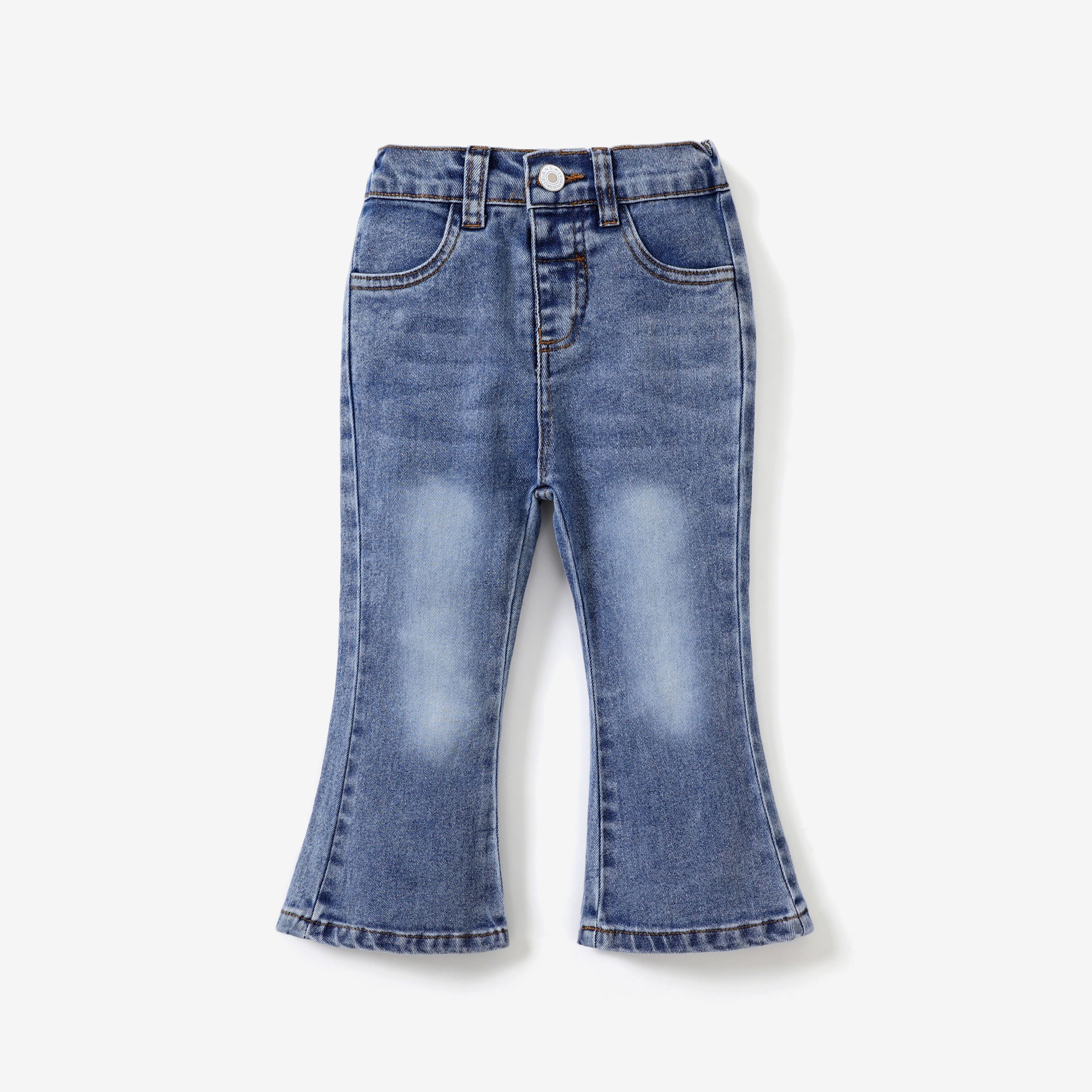 Toddler Girl Denim Flard Jeans
