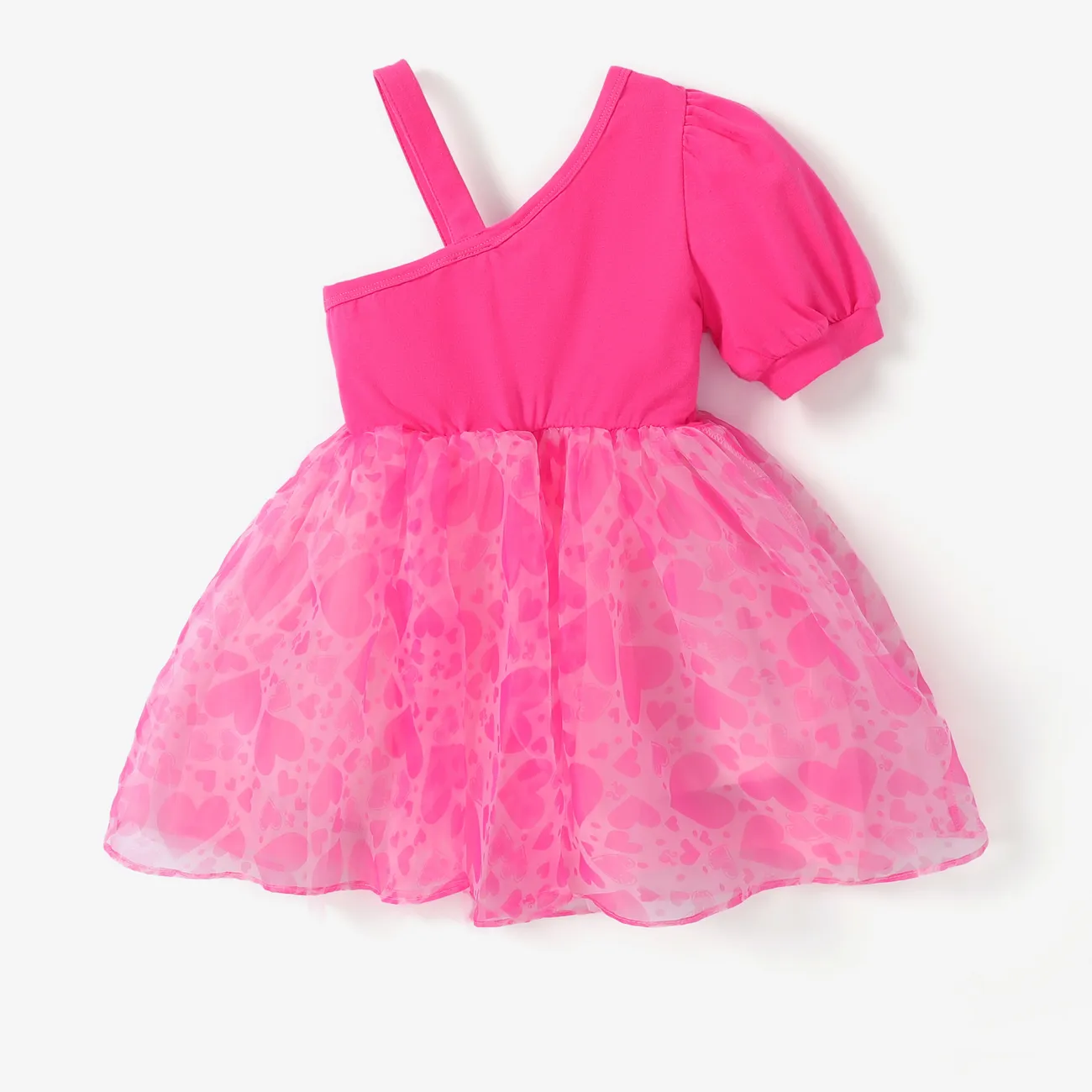 Barbie Muttertag Kleinkinder Mädchen Hypertaktil Süß Kleider roseo big image 1