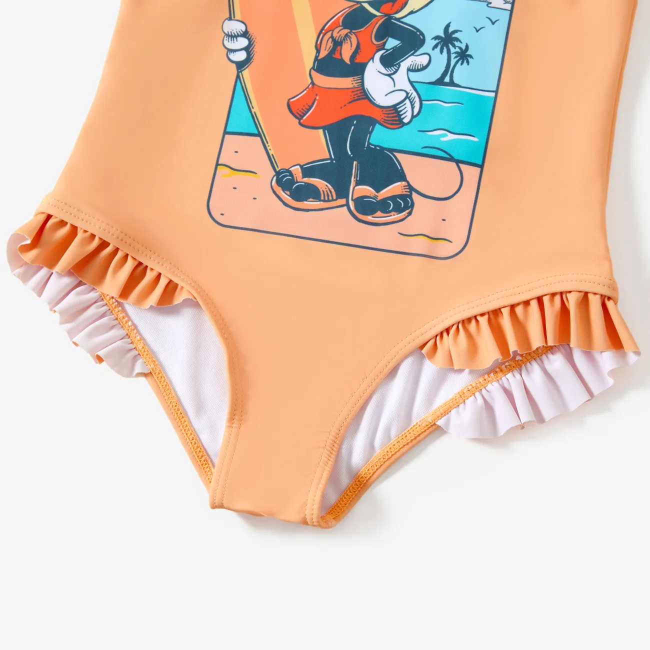 Disney Mickey and Friends Muttertag Geschwister-Outfits Badeanzüge orange big image 1