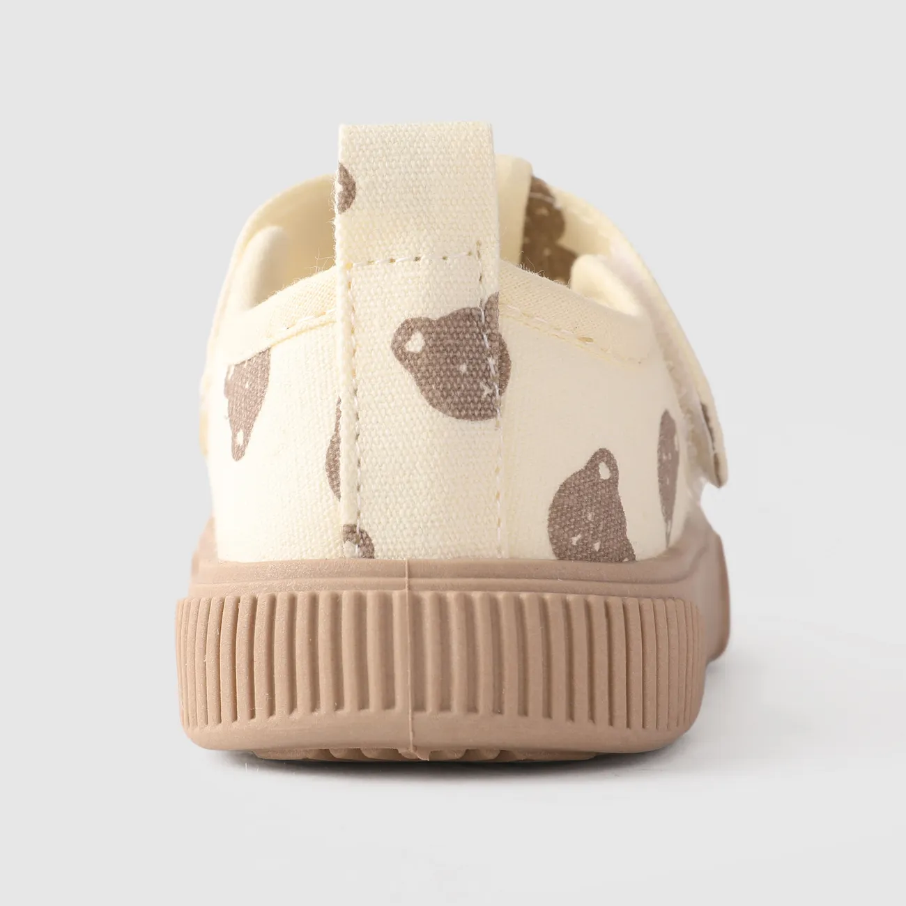 Toddler Girl/Boy Casual Bear Pattern Velcro Shoes White big image 1