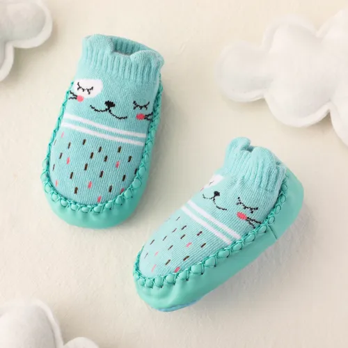 Bebê menina / menino infantil estilo animal sapatos padrão 