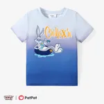 Looney Tunes Páscoa Criança Menino Infantil Manga curta T-shirts Azul