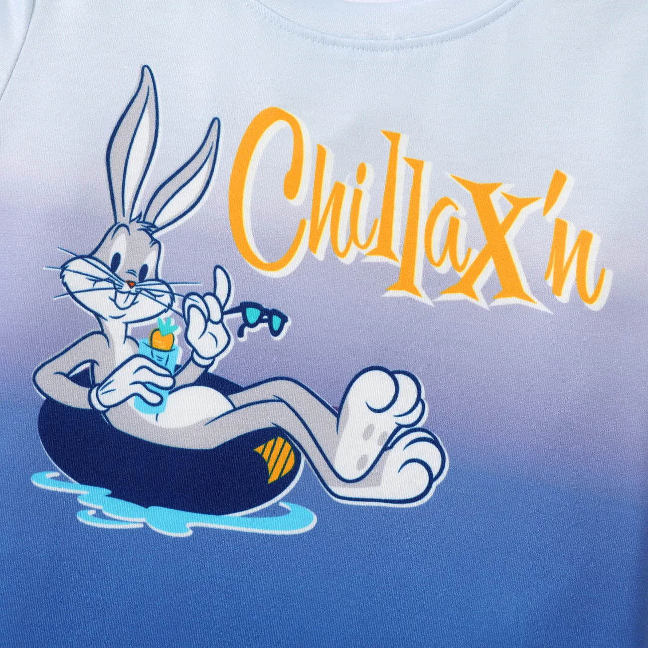 Looney Tunes Ostern Kleinkinder Jungen Kindlich Kurzärmelig T-Shirts blau big image 1