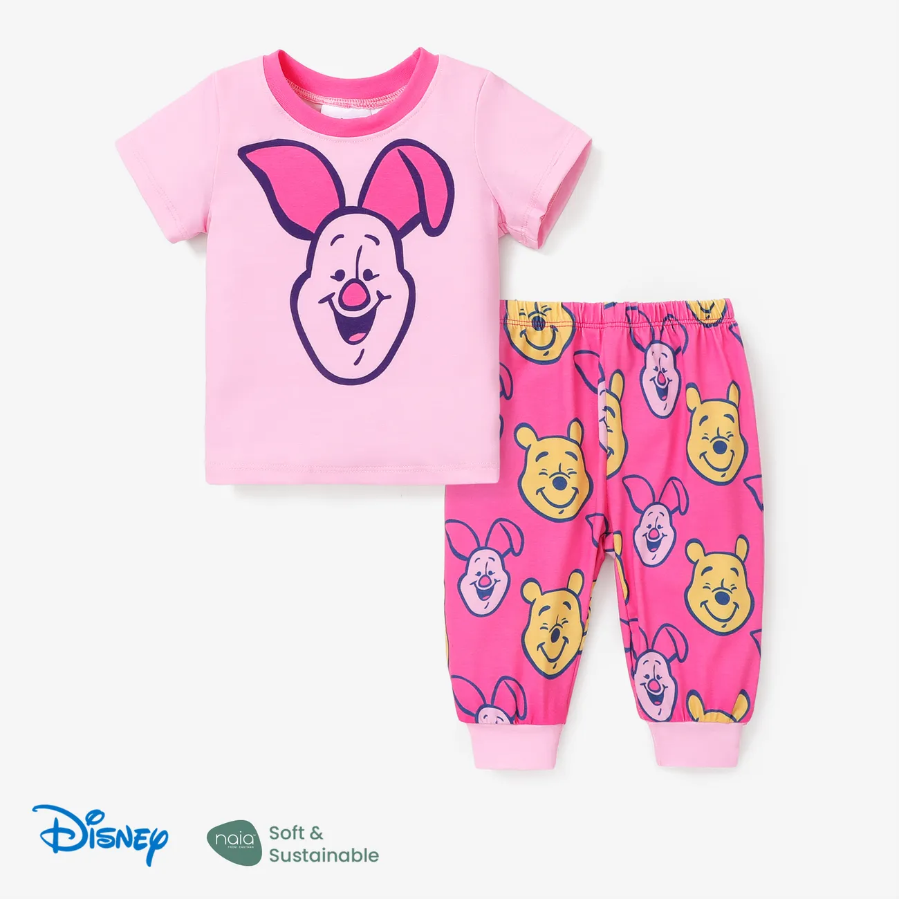 Disney Winnie the Pooh Baby/Toddler Girl/Boy Naia™ Character Print Set Roseo big image 1